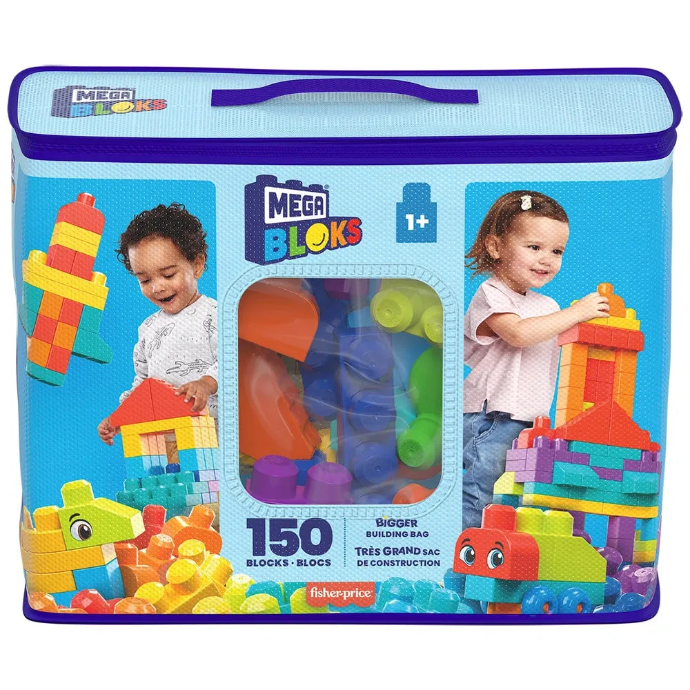 MEGA Bloks 150-Piece Bigger Building Bag Construction Set