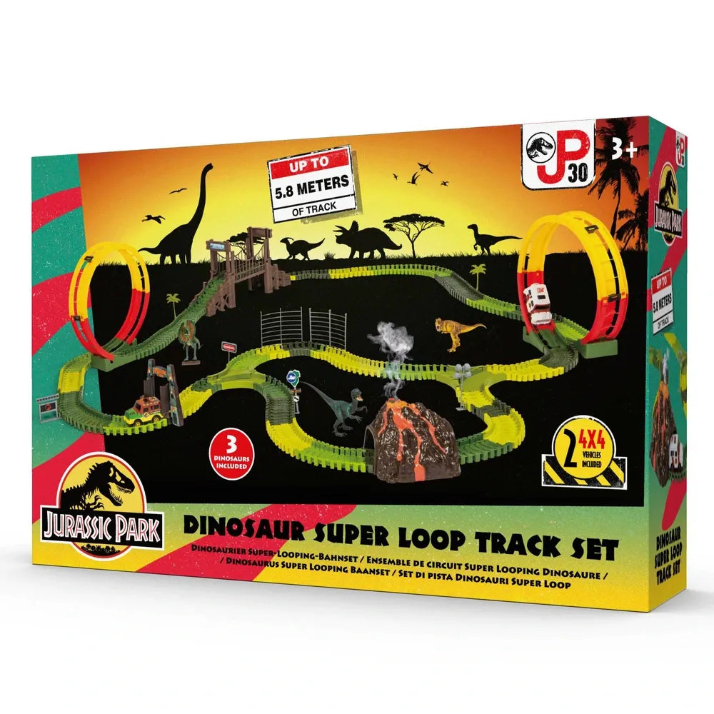 Jurassic Park Dinosaur Race Track Set – Super Loop