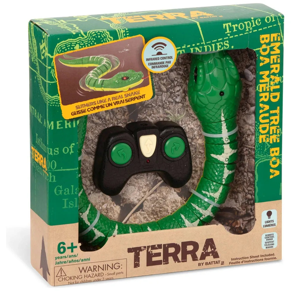 Terra by Battat Remote Control Emerald Tree Boa Snake Toy