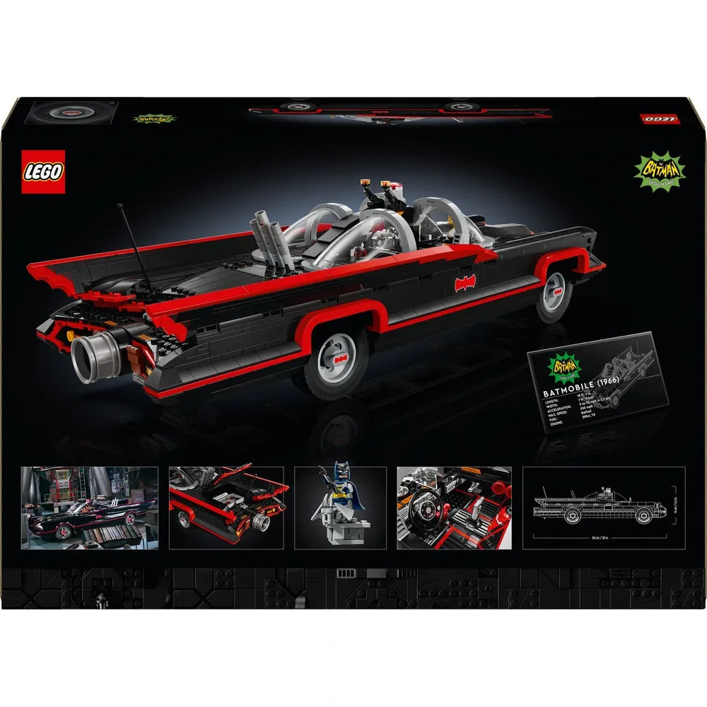 LEGO DC 76328 Batman Classic TV Series Batmobile Display Set for Adults
