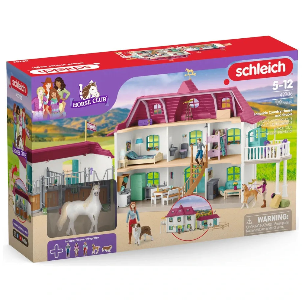 Schleich Horse Club 42706 Lakeside Country House & Stable Playset
