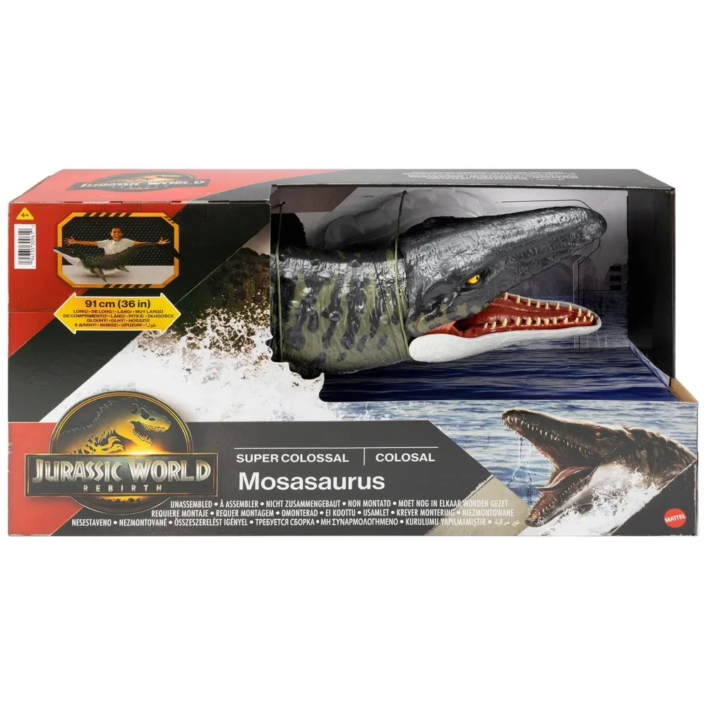 Rebirth Super Colossal Mosasaurus Dinosaur Figure – Jurassic World