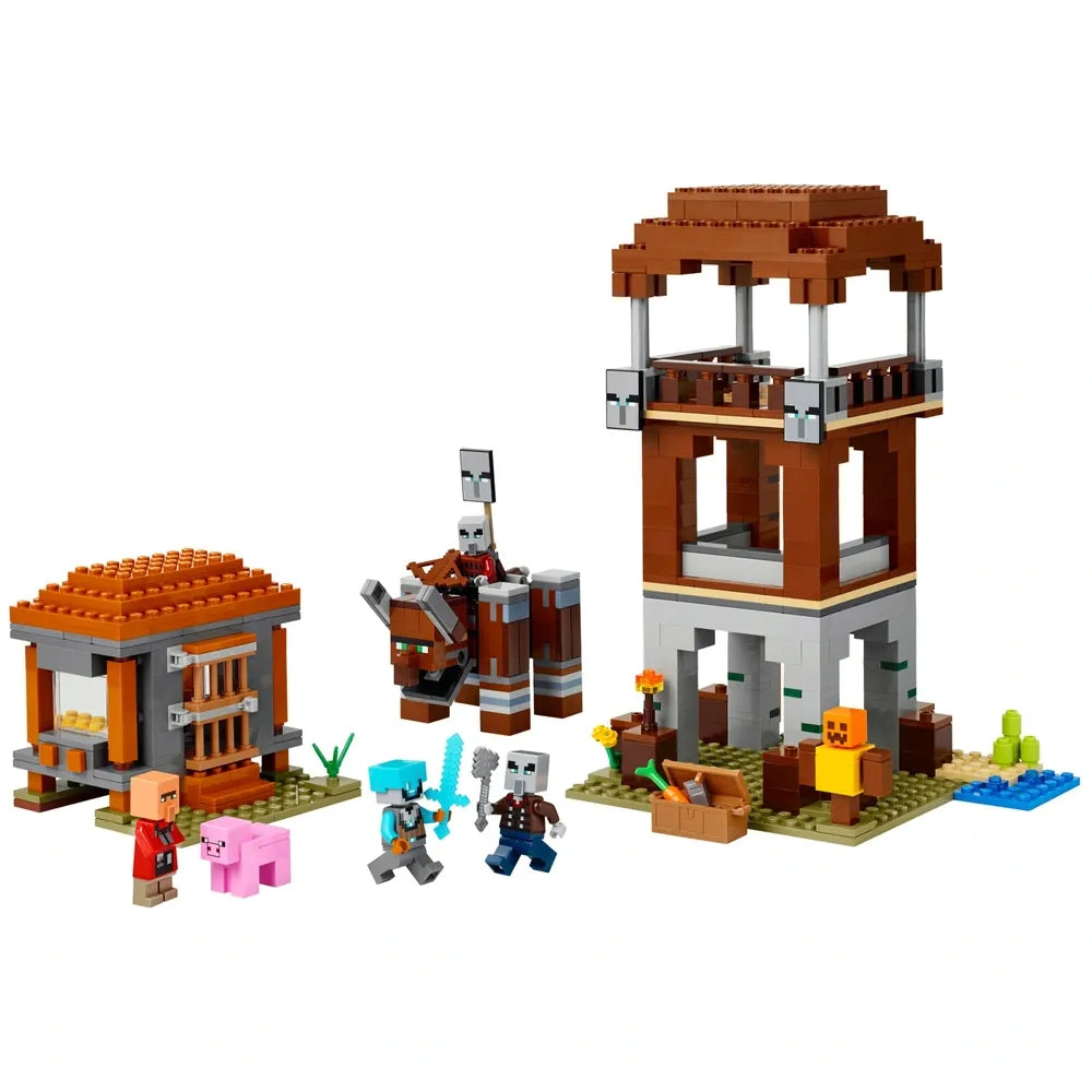 LEGO Minecraft 21278 Pillager Outpost & Ravager Adventure Set