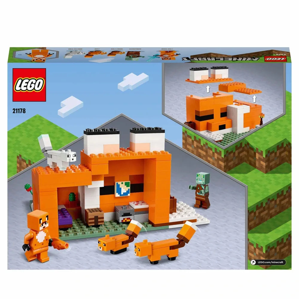 LEGO Minecraft Fox Lodge House 21178 Construction Set