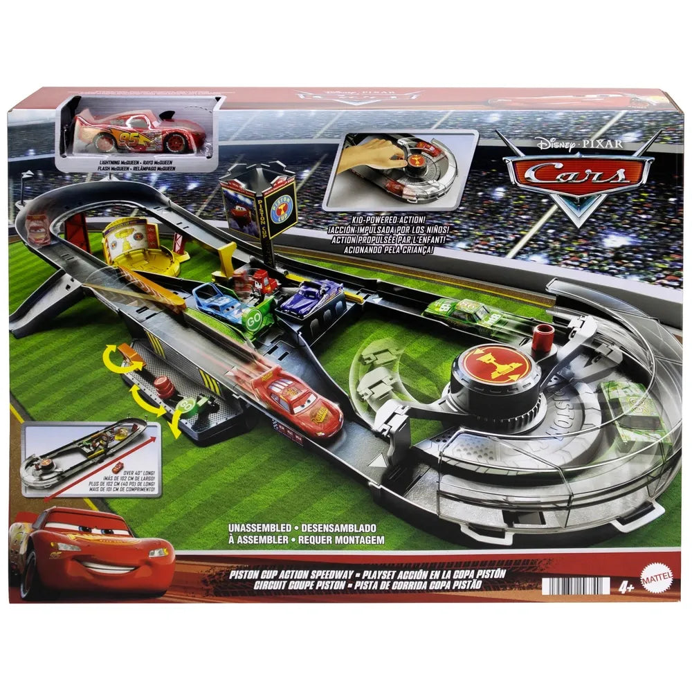 Disney Cars Piston Cup Action Speedway Race Track Playset for Kids