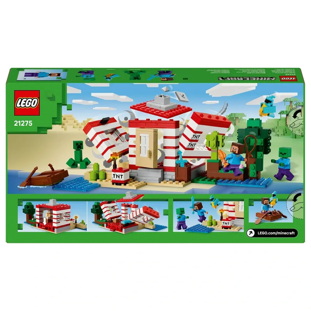 LEGO Minecraft TNT Jungle House 21275 Construction Set