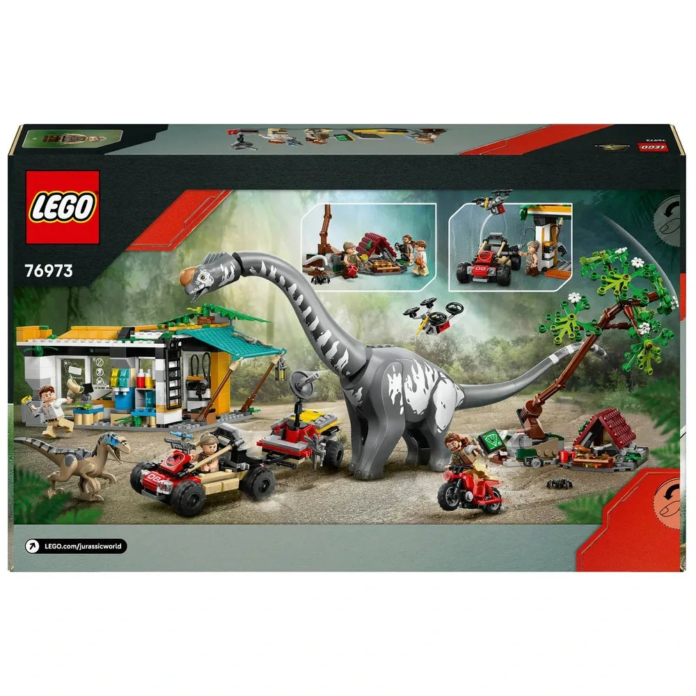 LEGO 76973 Jurassic World Set – Raptor and Titanosaurus Adventure Playset