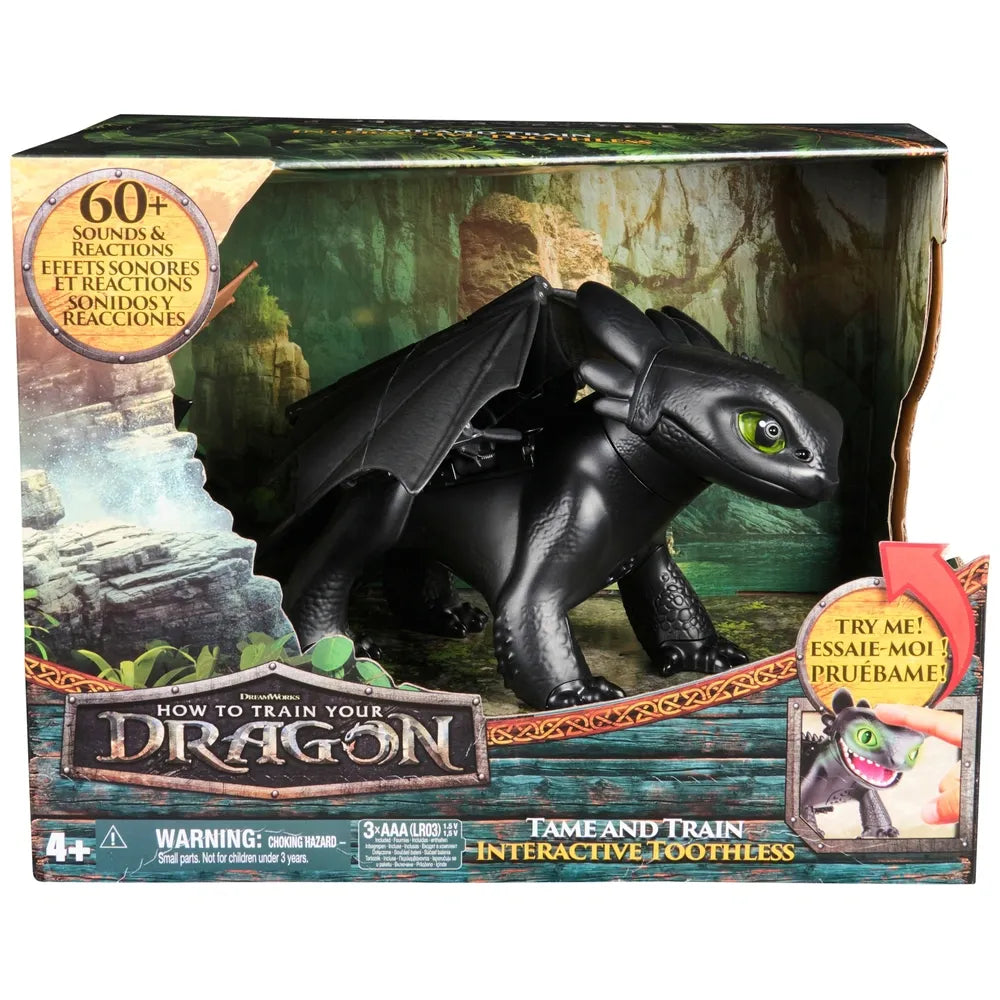 How to Train Your Dragon Tame & Train Interactive Toothless Toy