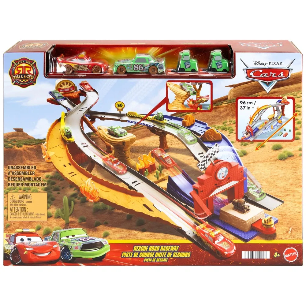 Disney Cars Rescue Road Raceway Adventure Playset