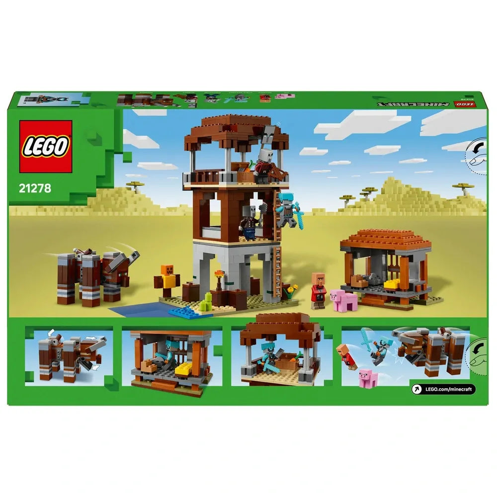 LEGO Minecraft 21278 Pillager Outpost & Ravager Adventure Set