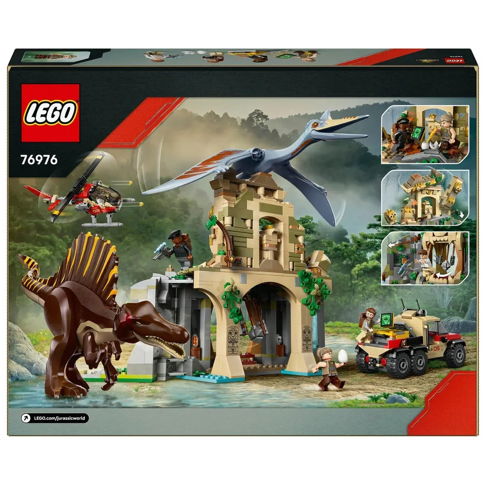 Jurassic World LEGO 76976 Spinosaurus & Quetzalcoatlus Air Mission Set