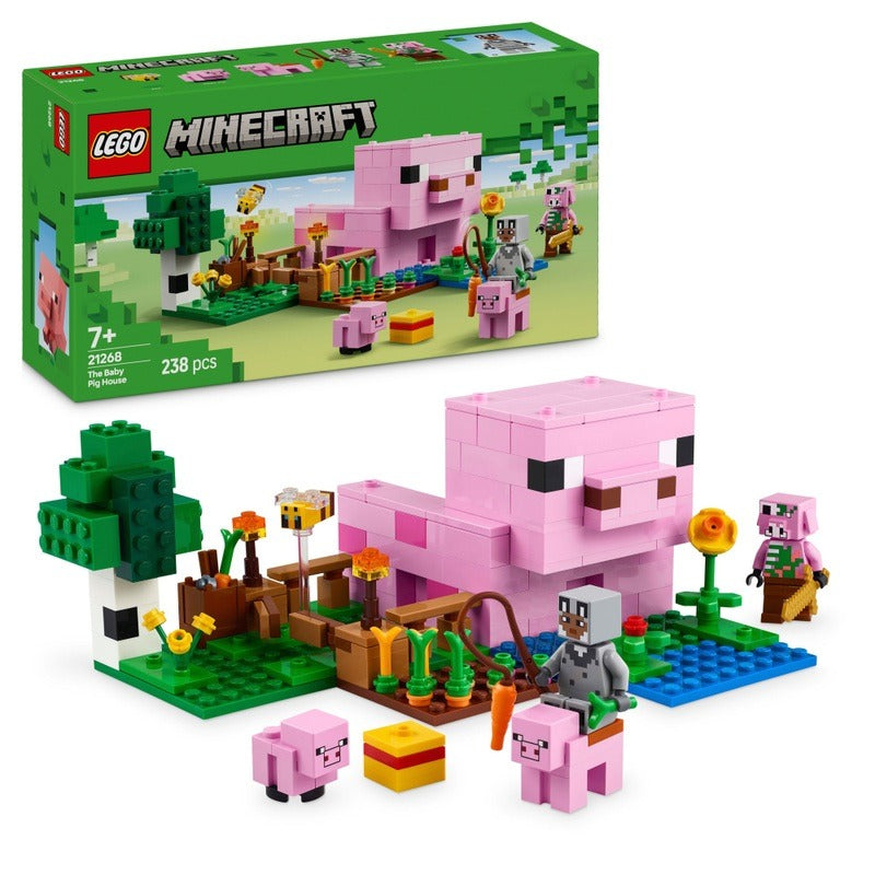 LEGO Minecraft 21268 Baby Pig House Playset
