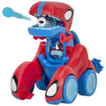 Spidey and His Amazing Friends Spidey-Rex Racer 2-in-1 Ride-On Toy Set for Kids