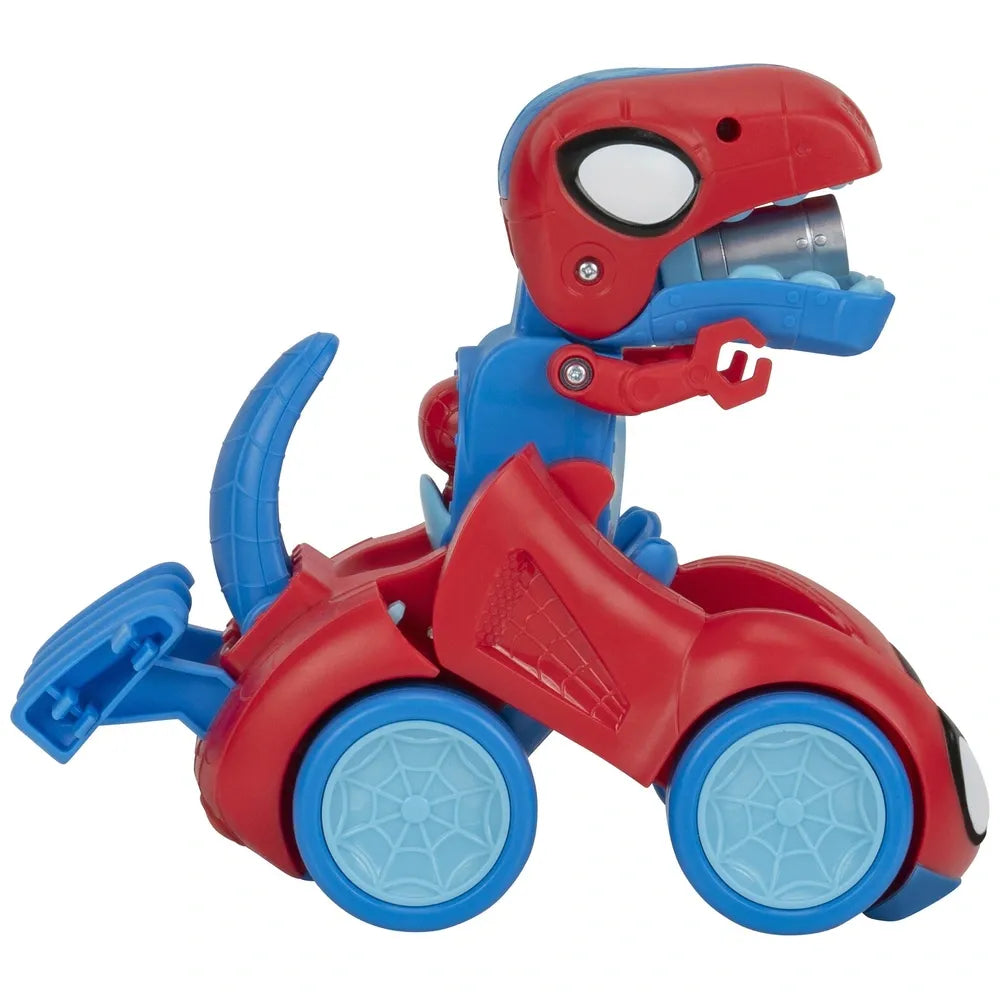 Spidey and His Amazing Friends Spidey-Rex Racer 2-in-1 Ride-On Toy Set for Kids