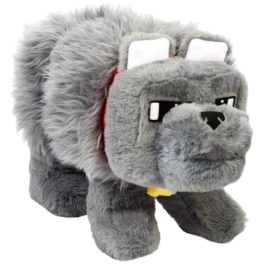 Minecraft Movie Interactive Plush Toy Dennis the Wolf