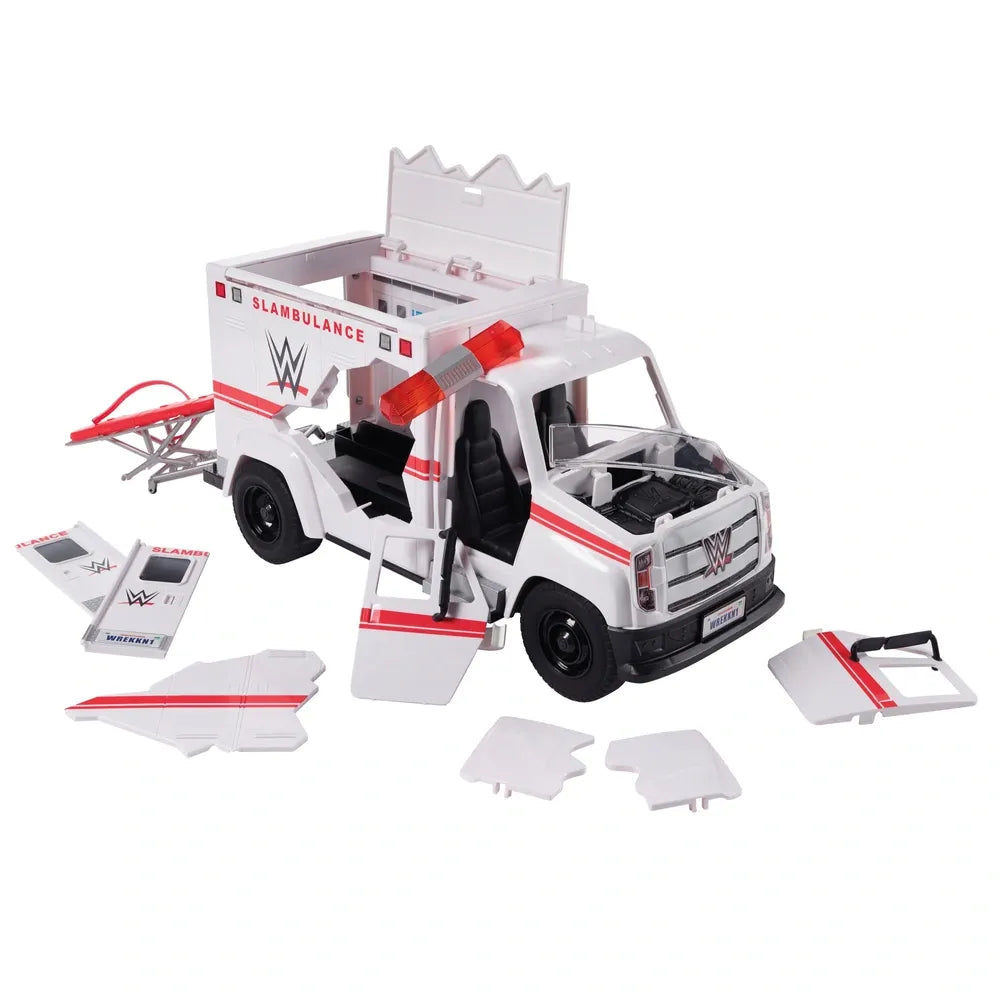 WWE Wrekkin' Slambulance Breakaway Action Vehicle Playset
