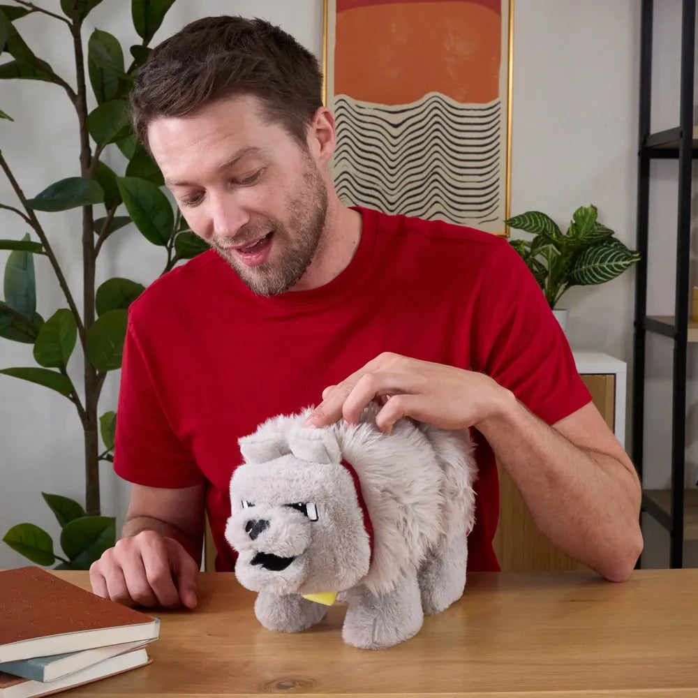 Minecraft Movie Interactive Plush Toy Dennis the Wolf