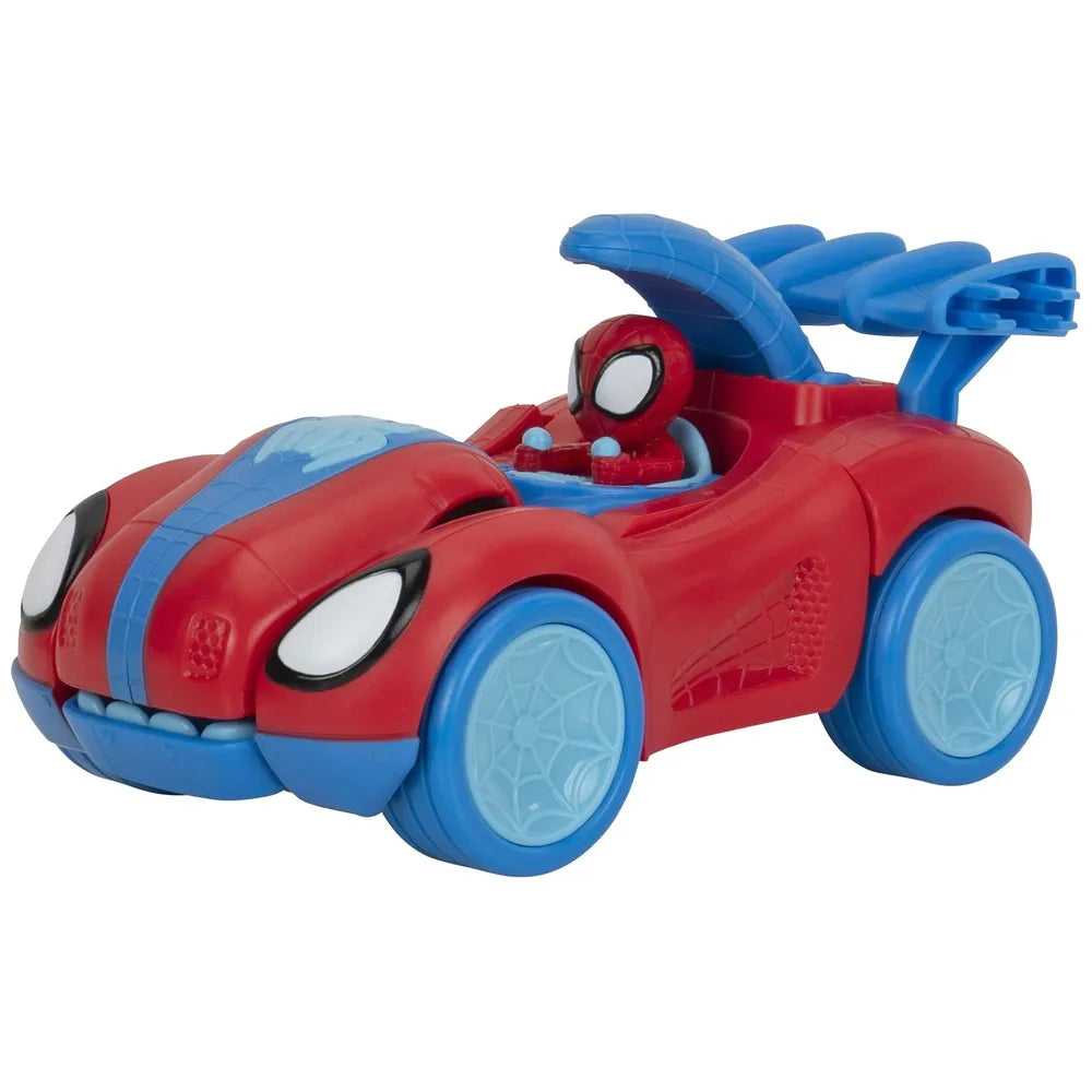 Spidey and His Amazing Friends Spidey-Rex Racer 2-in-1 Ride-On Toy Set for Kids