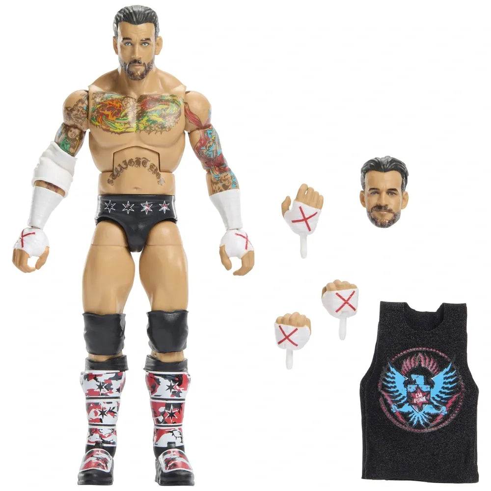 WWE Elite Collection Top Picks CM Punk – Premium Articulated Action Figure