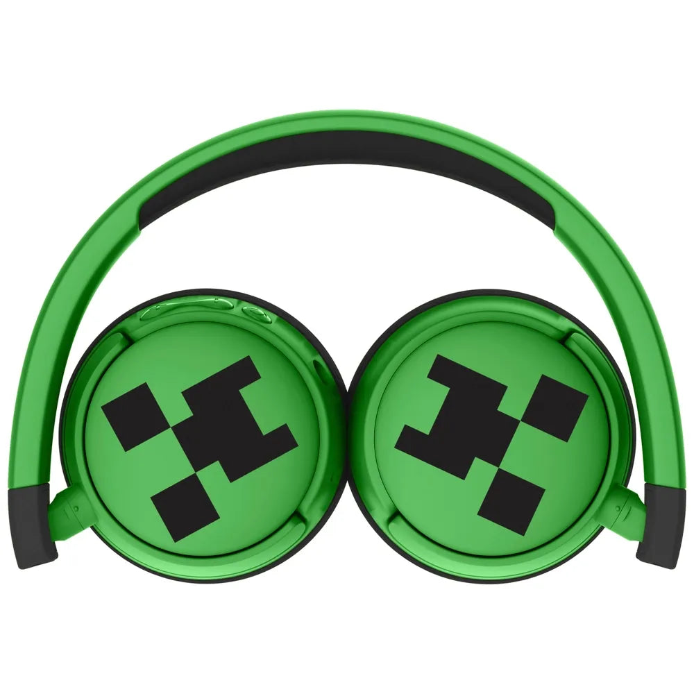 Minecraft Creeper Kids Wireless Bluetooth Headphones – Gaming Audio