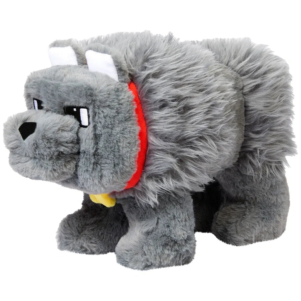 Minecraft Movie Interactive Plush Toy Dennis the Wolf
