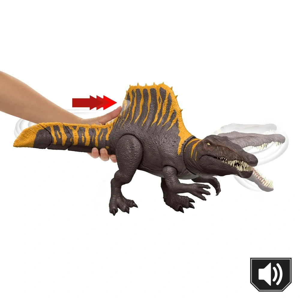 Jurassic World Spinosaurus Action Figure – Rebirth Tail Thrasher Dinosaur Toy