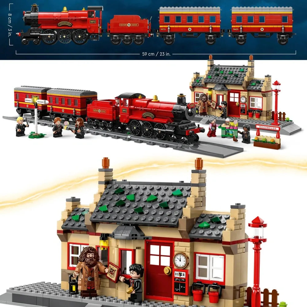 LEGO Harry Potter 76423 Hogwarts Express Train & Hogsmeade Station Set