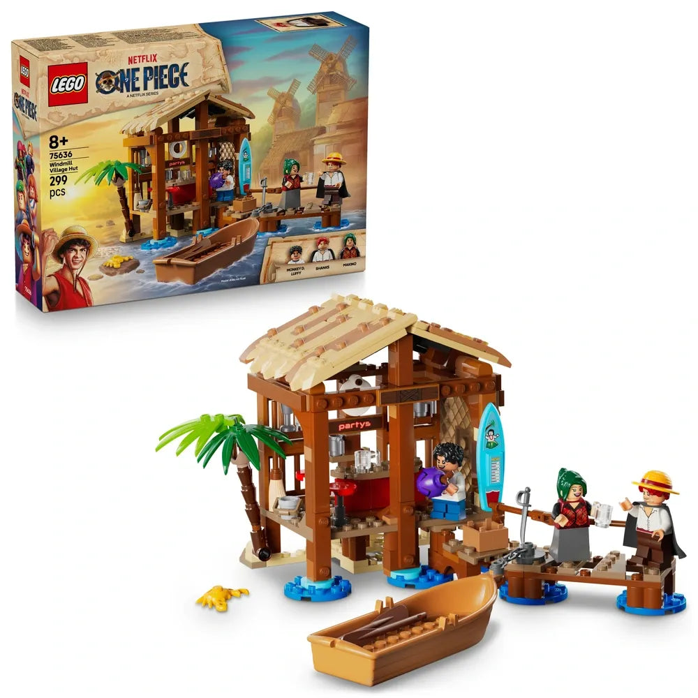 LEGO One Piece 75636 Windmill Village Hut Building Set