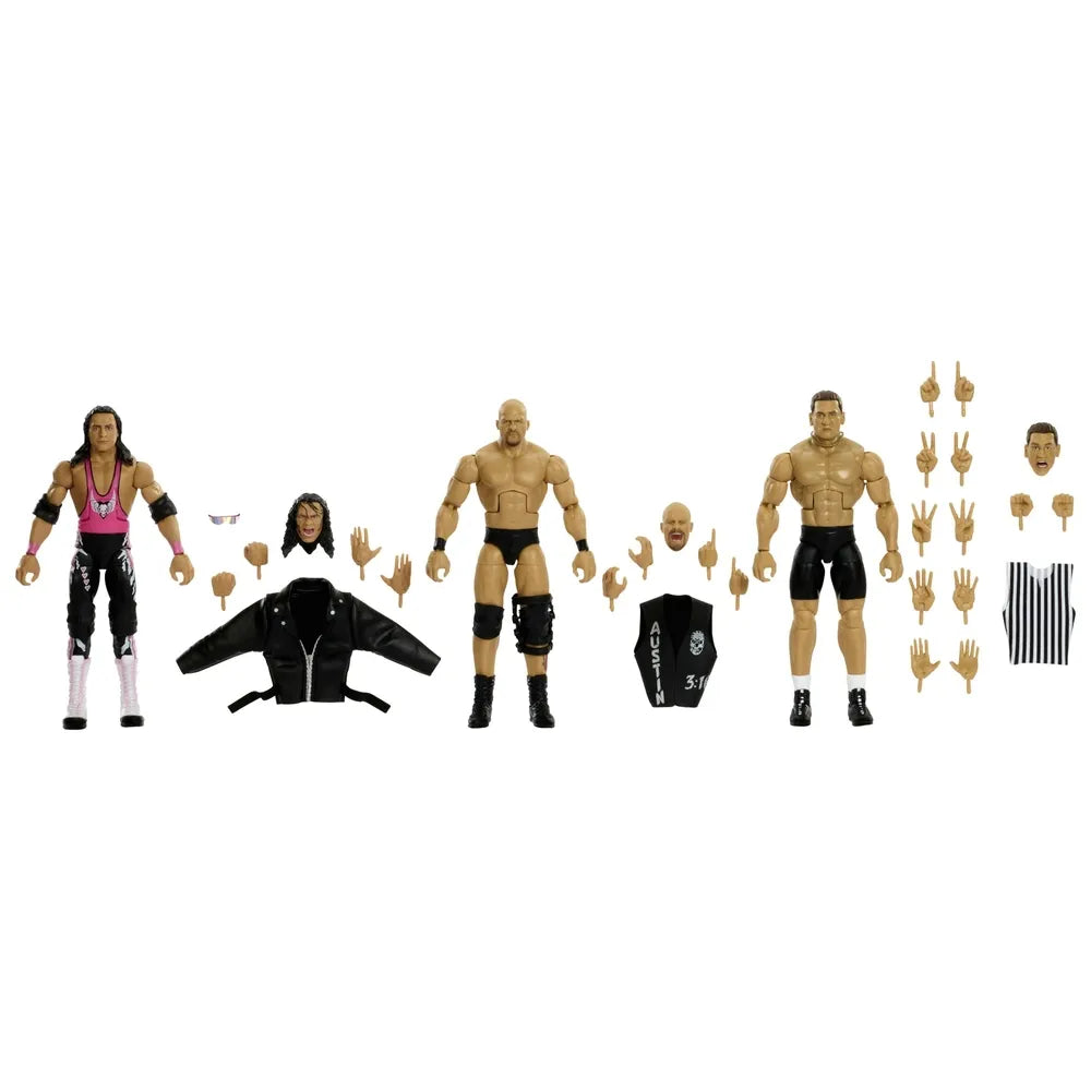 WWE Elite Collection WrestleMania 13 Submission Match 3-Pack Action Figures