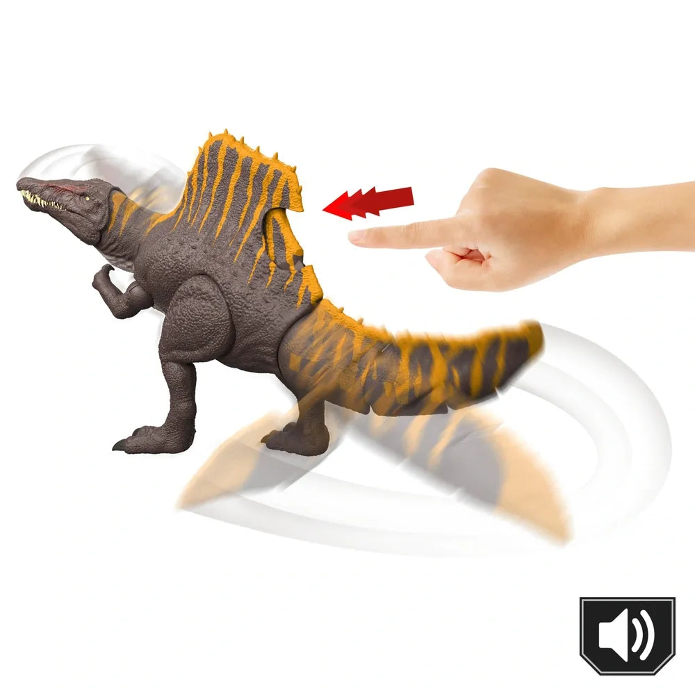 Jurassic World Spinosaurus Action Figure – Rebirth Tail Thrasher Dinosaur Toy