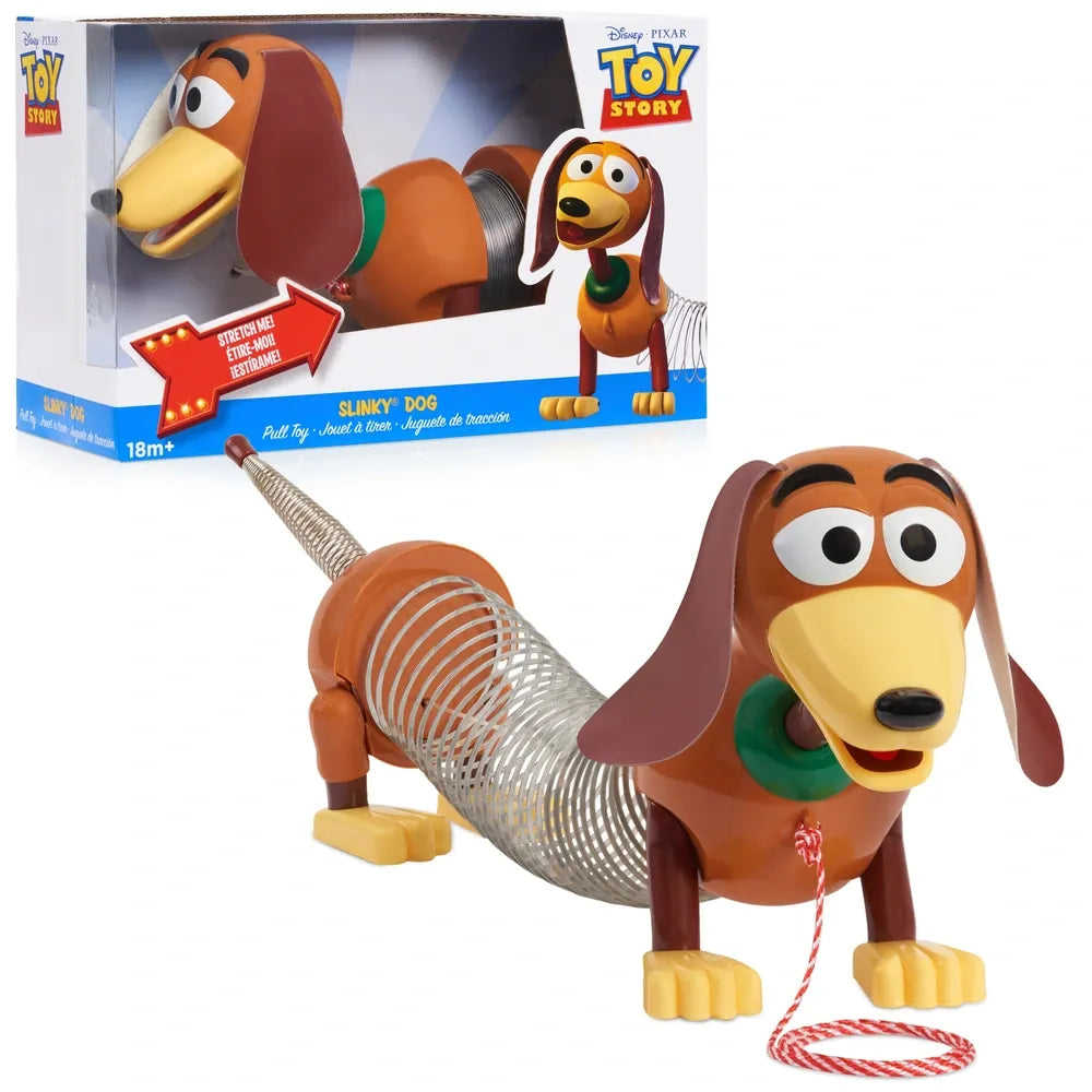 Disney Toy Story Slinky Dog Pull Toy for Kids Classic Stretchy Fun Playtime Toys