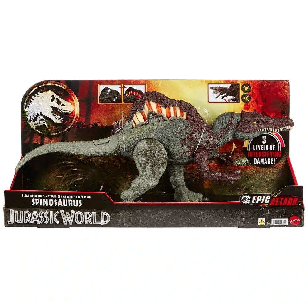 Jurassic World Spinosaurus Action Figure – Slash Attack Dinosaur Toy