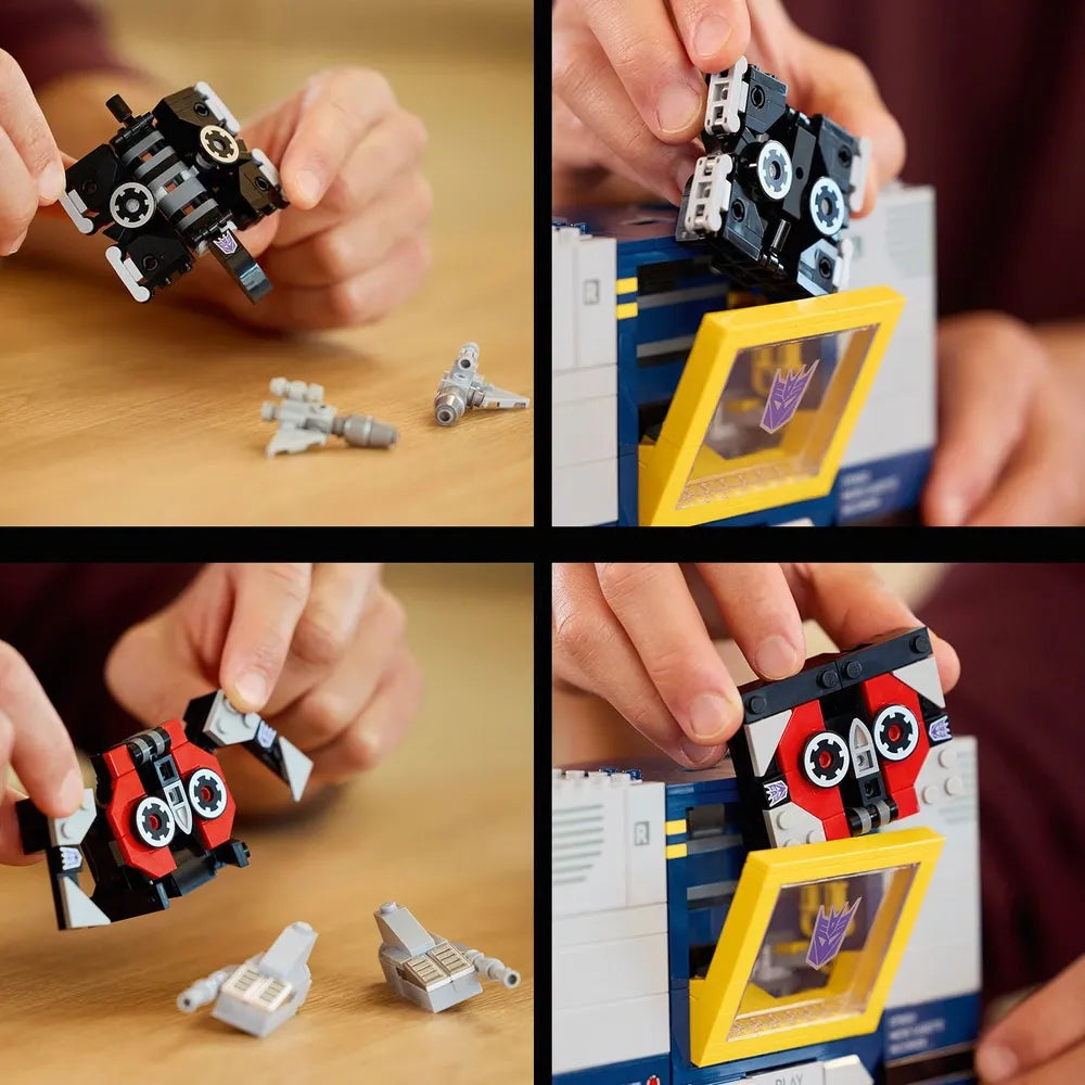 LEGO Icons 10358 Transformers Soundwave Building Set for Adults