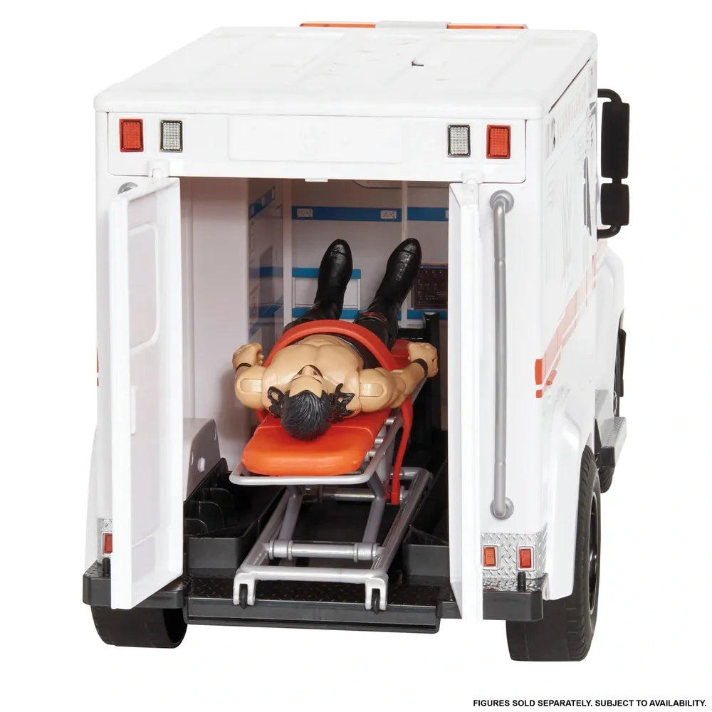 WWE Wrekkin' Slambulance Breakaway Action Vehicle Playset
