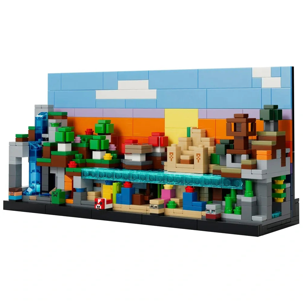 LEGO Minecraft Mini Biomes Set (21589) – Buildable Micro Worlds Collection