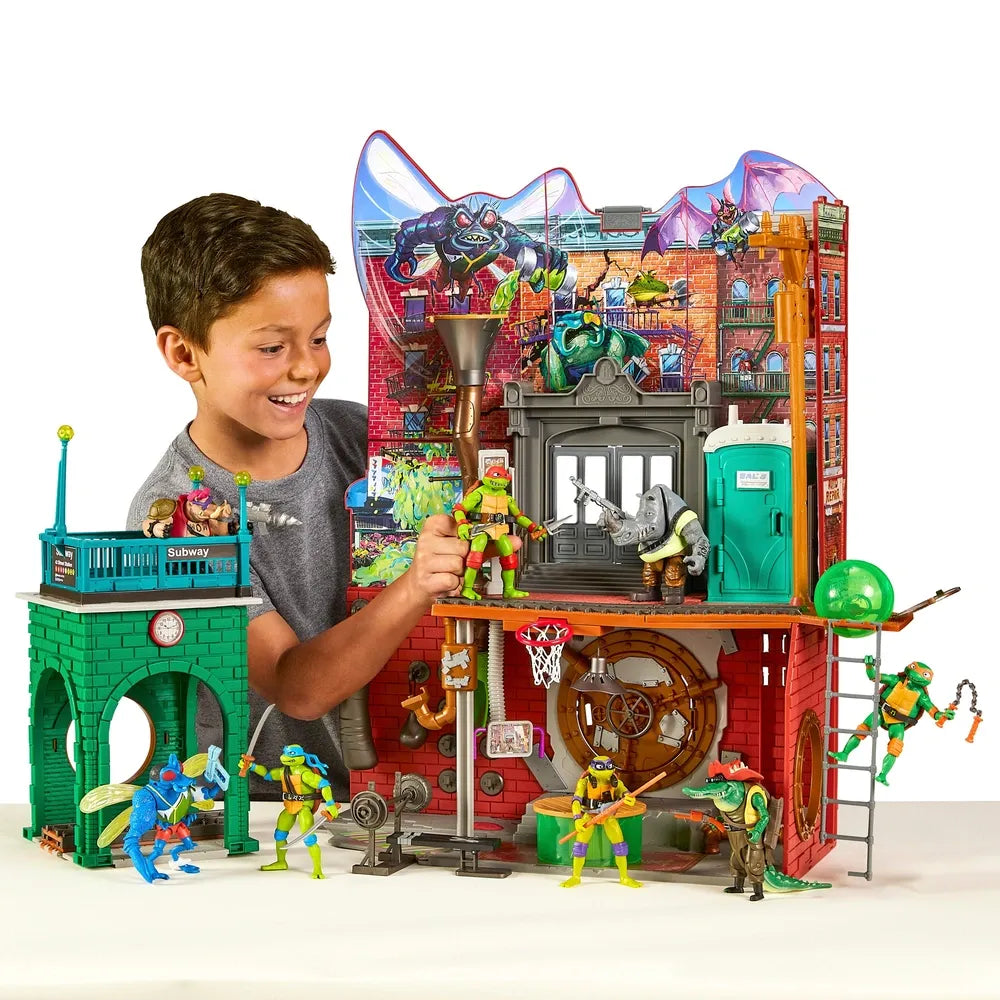TMNT Mutant Mayhem Sewer Lair Playset – Teenage Mutant Ninja Turtles HQ