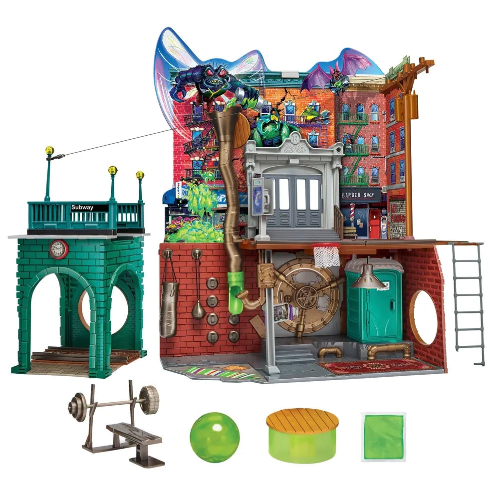TMNT Mutant Mayhem Sewer Lair Playset – Teenage Mutant Ninja Turtles HQ