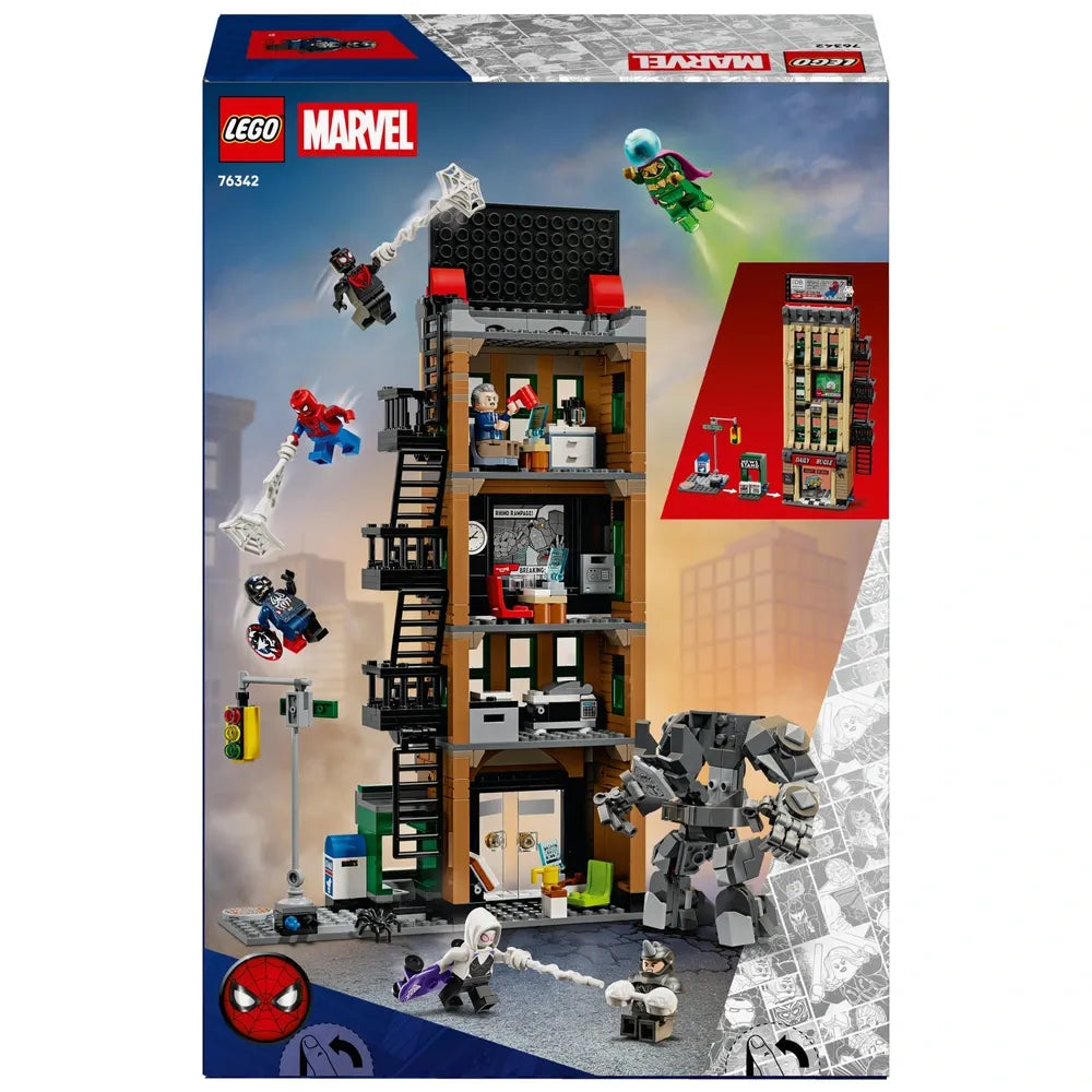 LEGO Marvel 76342 Spider-Man vs Mysterio: The Daily Bugle Building Set