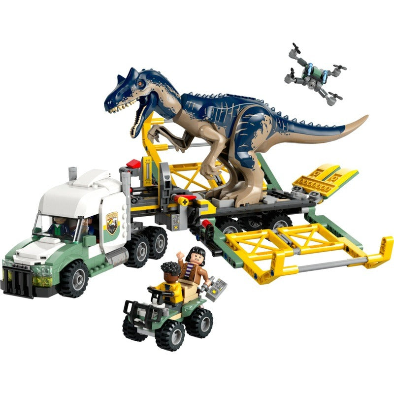 LEGO Jurassic World 76966 Allosaurus Transport Truck Dinosaur Play Set