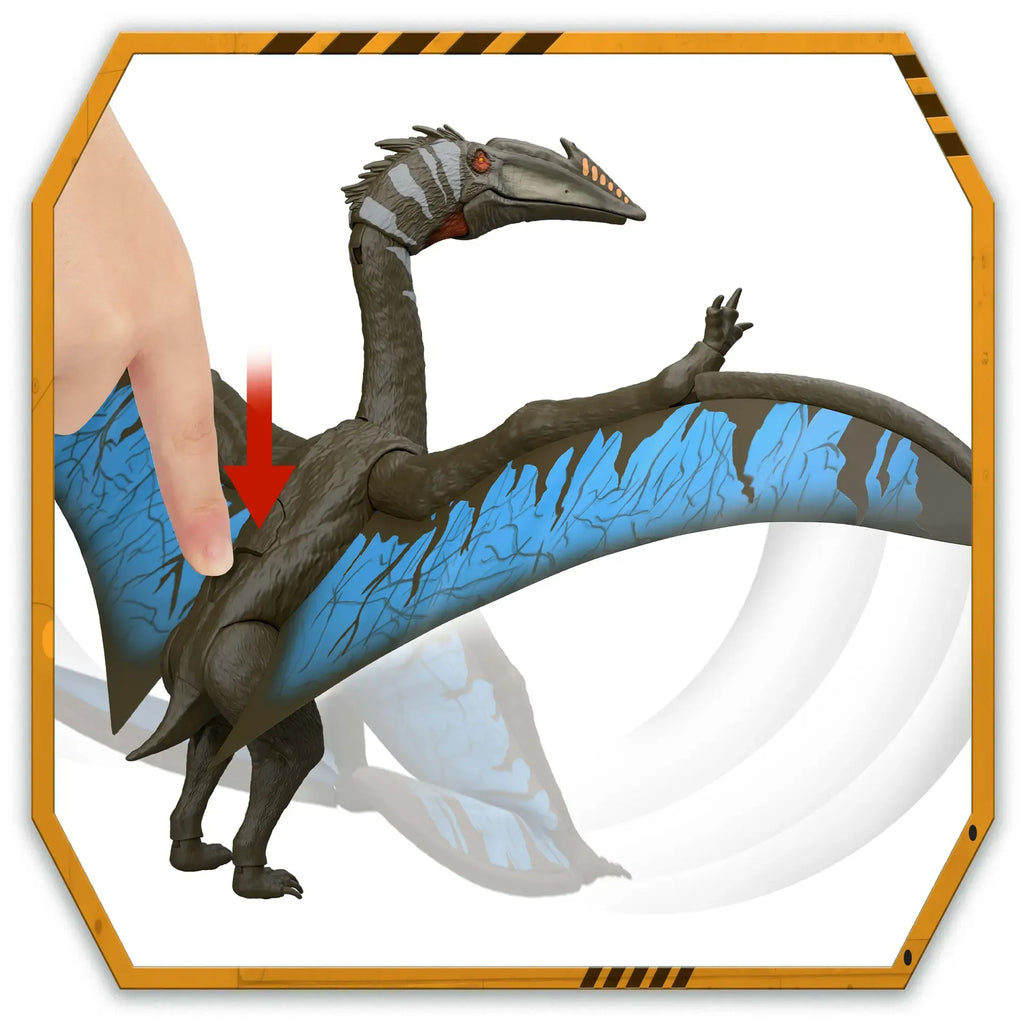 Jurassic World Rebirth Quetzalcoatlus Aerial Ambush Dinosaur Action Figure