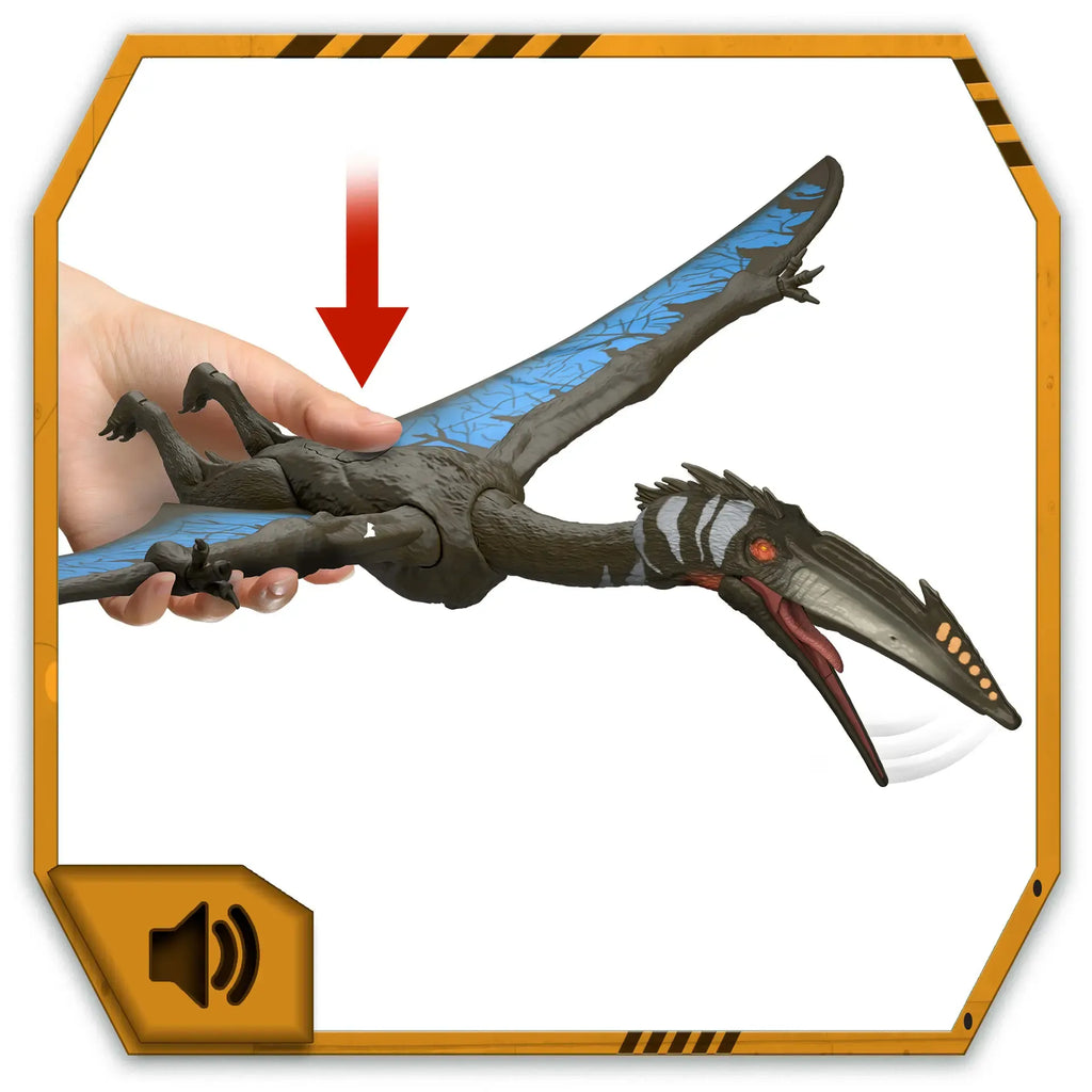 Jurassic World Rebirth Quetzalcoatlus Aerial Ambush Dinosaur Action Figure