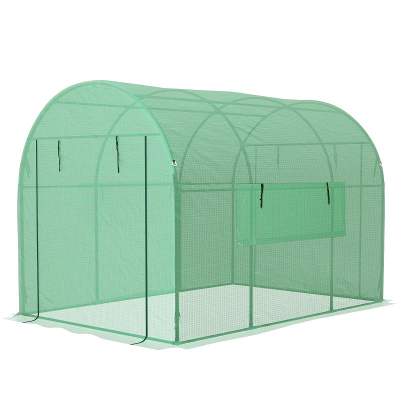 Durable Walk-In Polytunnel Greenhouse for Garden Protection 300 x 200cm
