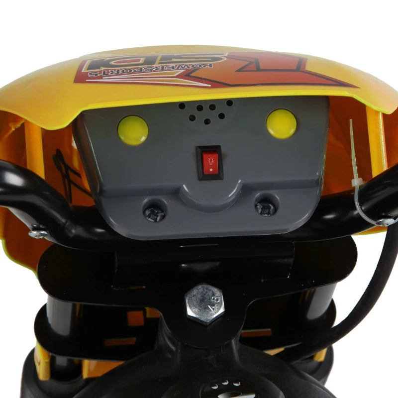 Yellow Electric Motorcycle Ride-On Toy for Kids – Battery Operated, Easy to Use