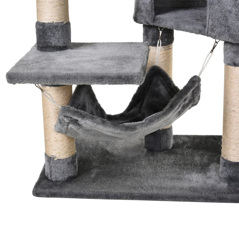 Cat Tree 150cm for Kittens with Toys & Scratchers