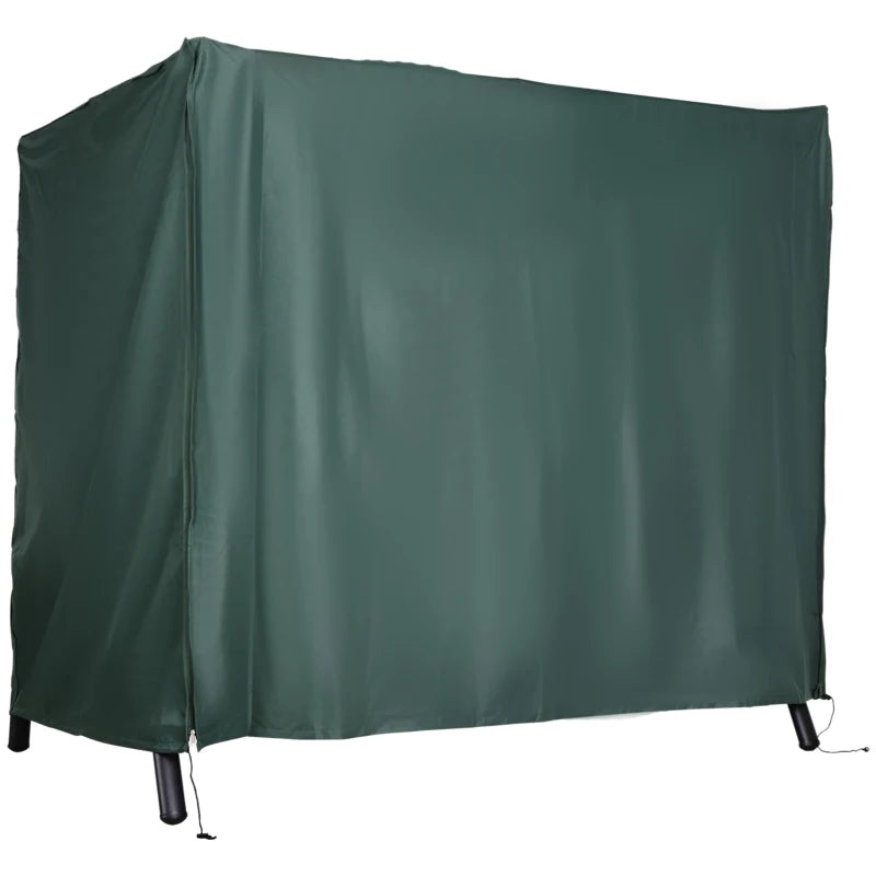Three-Seater Swing Chair Protective Cover, 205 x 124 cm Deep Green, Water Resistant