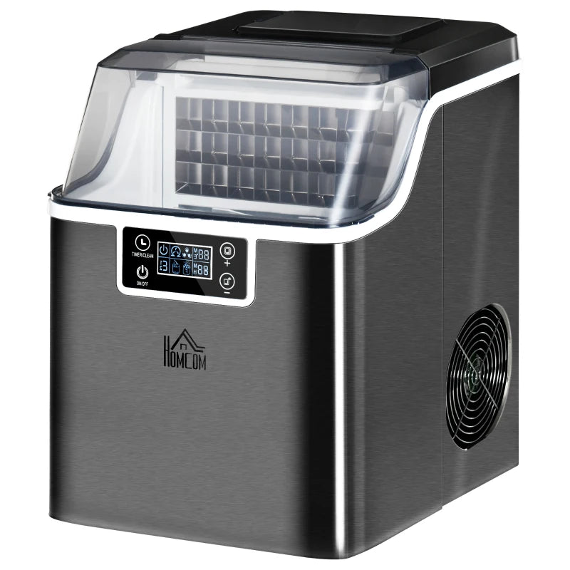 3.2L Black Ice Machine – Compact with LCD Display & Included Accessories