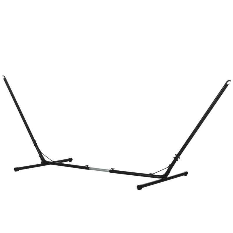 Metal Frame Adjustable Hammock Stand for Outdoor Patio Garden Camping 3.1 to 3.8 Meters