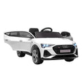 Remote-Controlled 12V Kids Electric Ride-On Car with Lights, Music & Horn – White