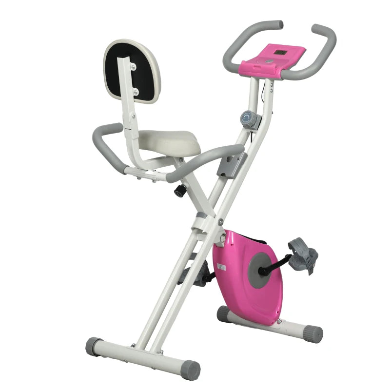 Home Folding Exercise Bike with Adjustable Seat Height