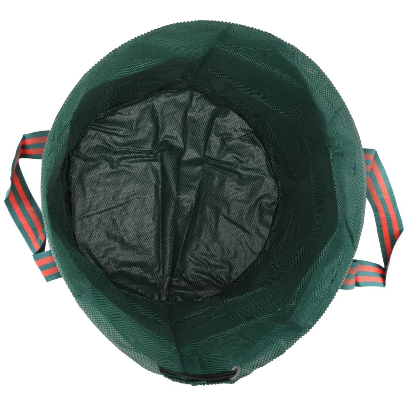 Garden Waste Bags for Leaves & Debris, Heavy Duty, Reusable with Handles, Green, 272L x 3